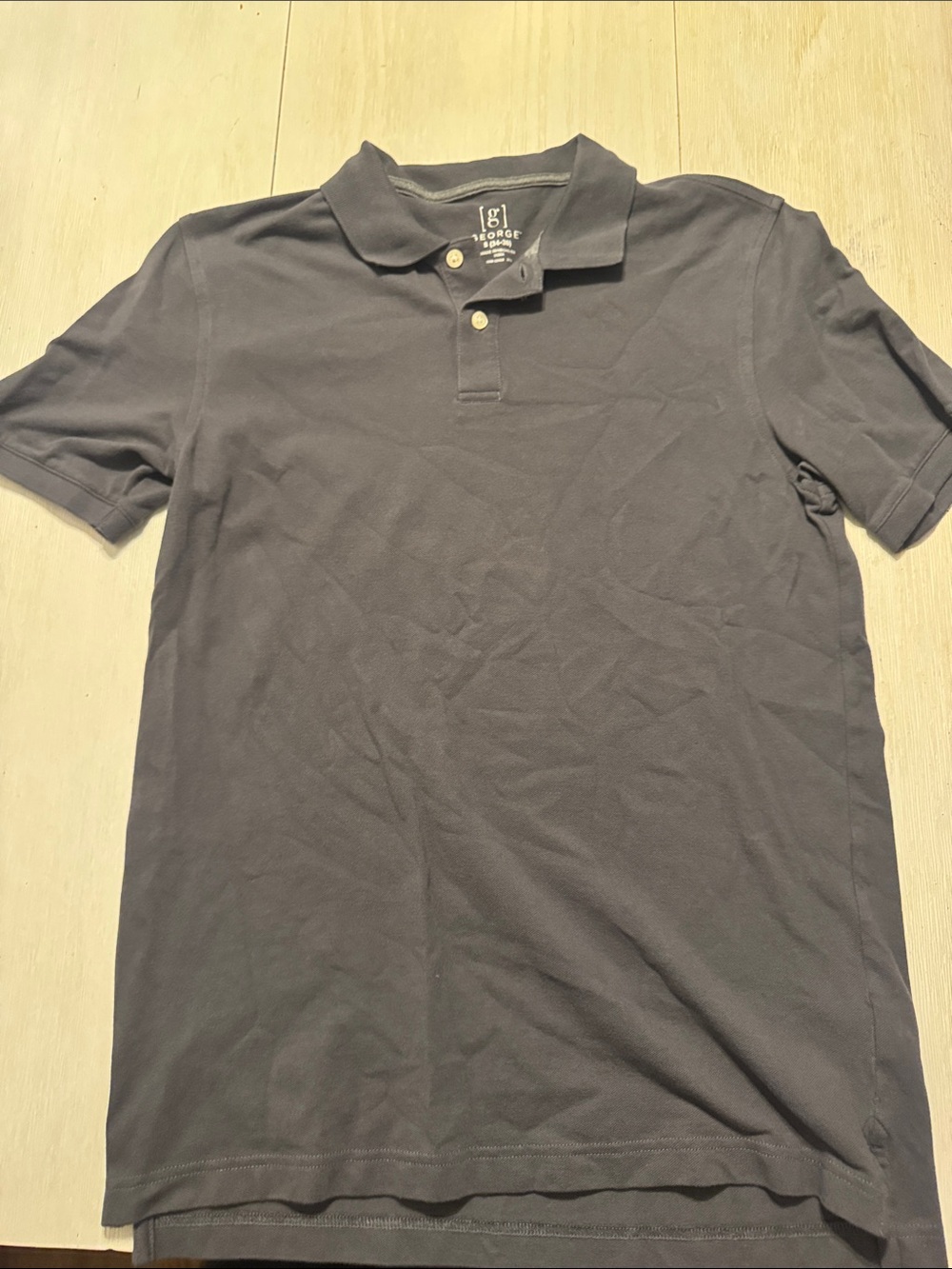 George Men's Gray Polo Shirt